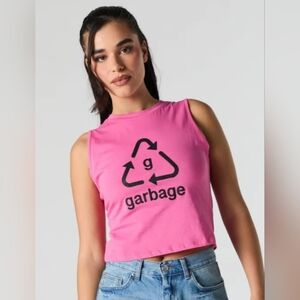 Forever 21 Cropped Muscle Tee, NWT